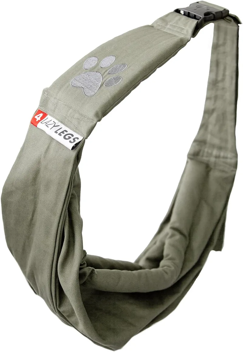 Canvas Pocket Draagtas Legergroen fra 4LazyLegs – produktbillede