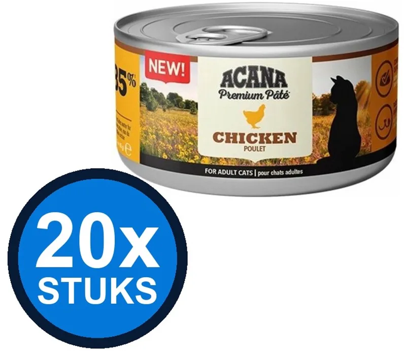 20x Acana - Premium Pate Cat Chicken - Kattenvoer Natvoer - 85 g by Acana – product photo
