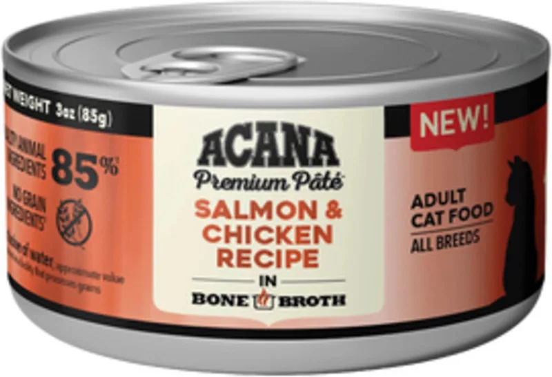 24x Acana Premium Kattenvoer Pâté Salmon & Chicken 85 gr de Acana – photo produit