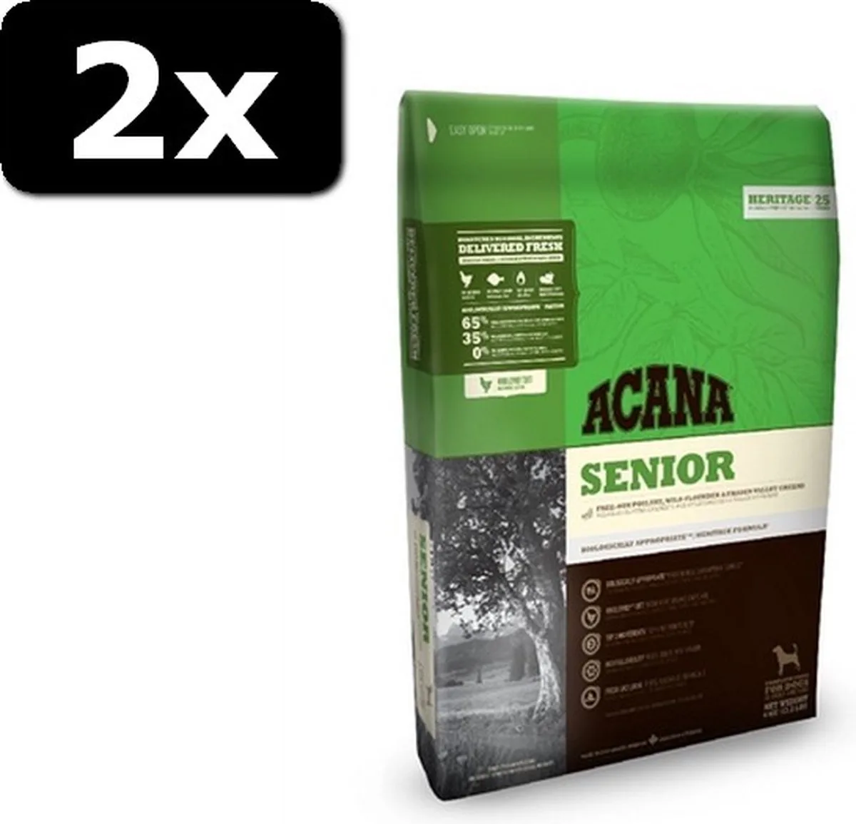 2x ACANA SENIOR DOG 6KG de Acana – photo produit