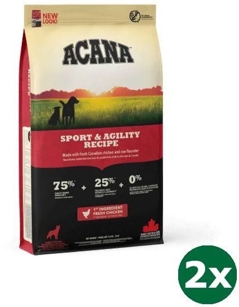 2x17 kg Acana dog sport & agility hondenvoer by Acana – product photo