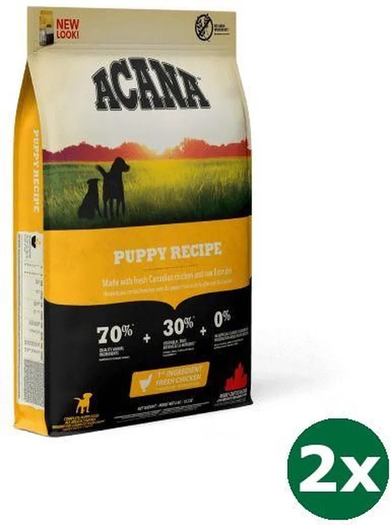 2x2 kg Acana dog puppy hondenvoer by Acana – product photo