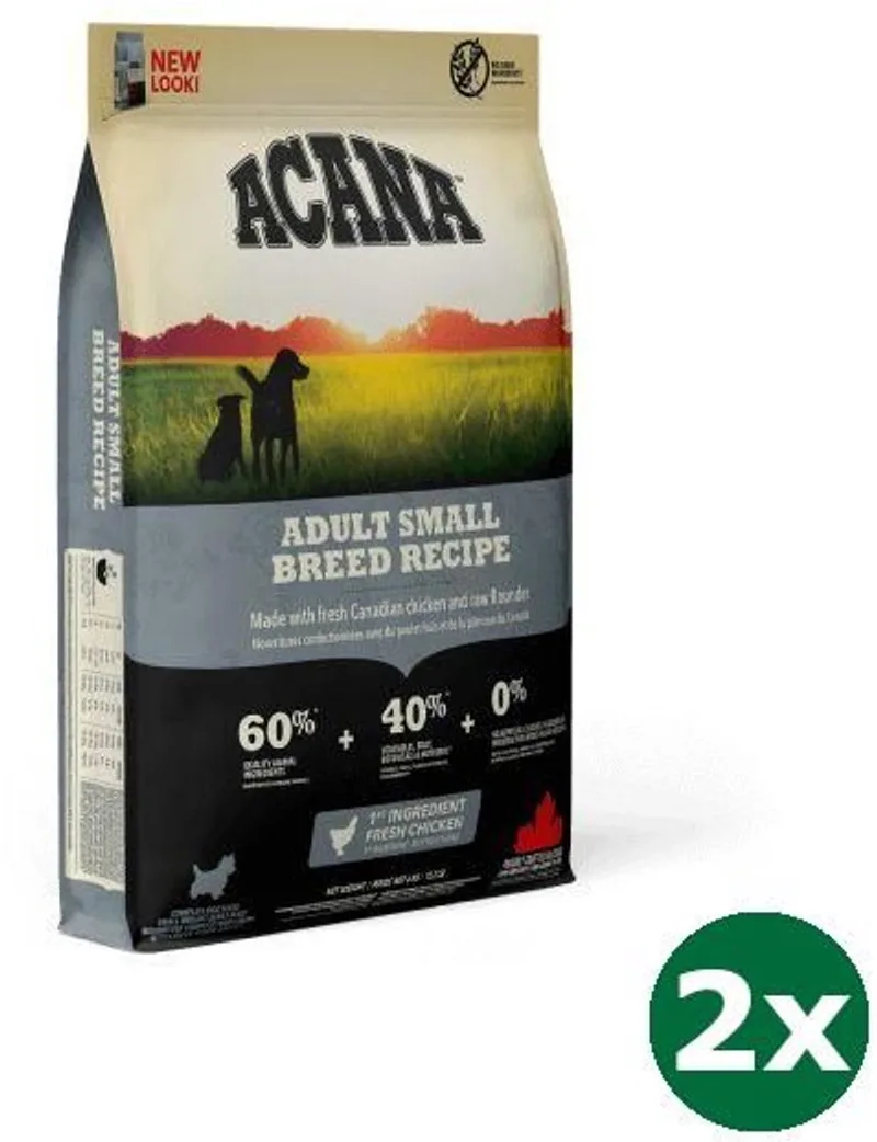 2x6 kg Acana dog adult small breed hondenvoer von Acana – Produktfoto