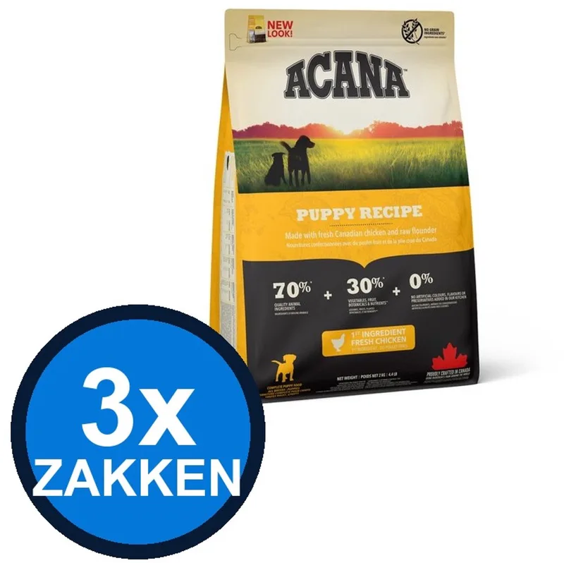 3x Acana - Dog Puppy - Hondenvoer Droogvoer - 2 kg by Acana – product photo