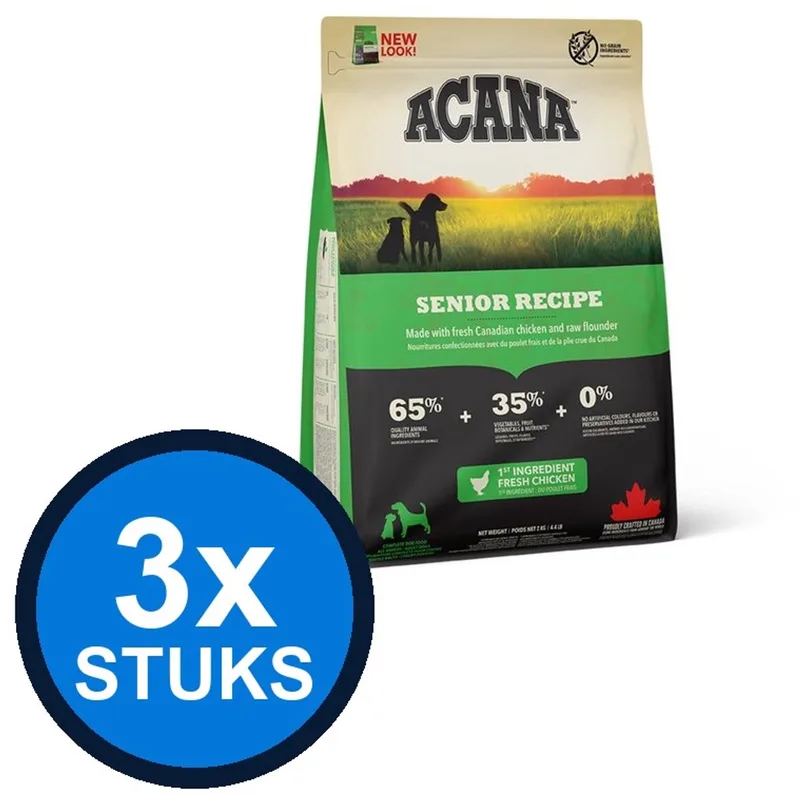 3x Acana - Dog senior 2kg - Hondenvoer - 2 kg by Acana – product photo