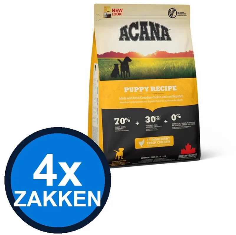 4x Acana - Dog Puppy - Hondenvoer Droogvoer - 2 kg de Acana – photo produit