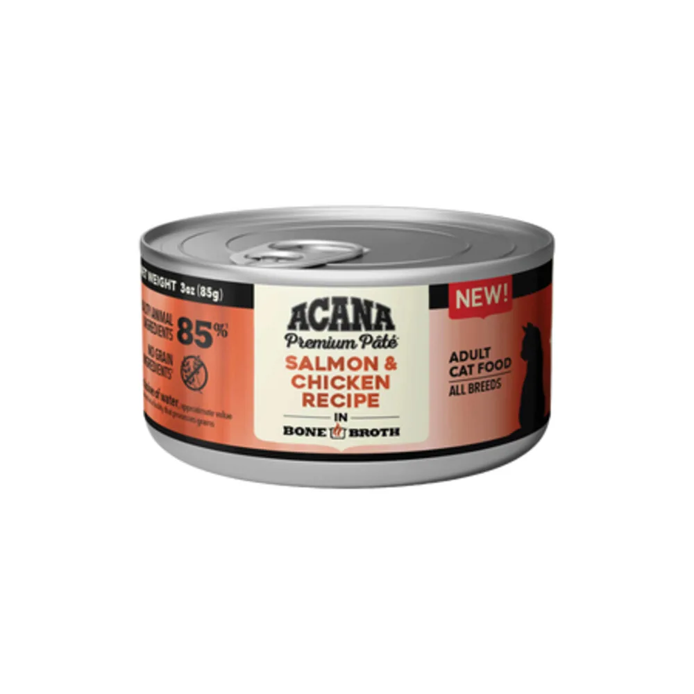 6x Acana Premium zalmpaté met kip voor katten 85 gr by Acana – product photo