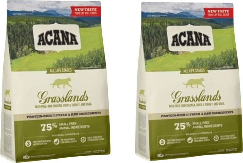 Cat Grasslands - Kattenvoer - 2x 4,5 KG - Voordeelverpakking de Acana – photo produit
