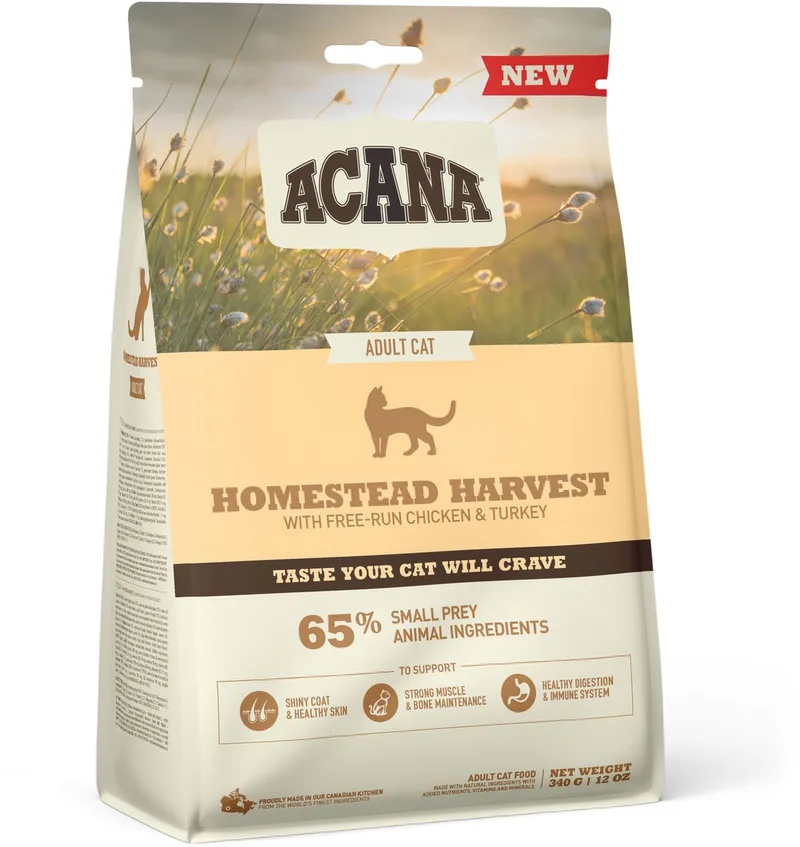 Cat Homestead Harvest Kip&Kalkoen - Kattenvoer - 340 g fra Acana – produktbillede