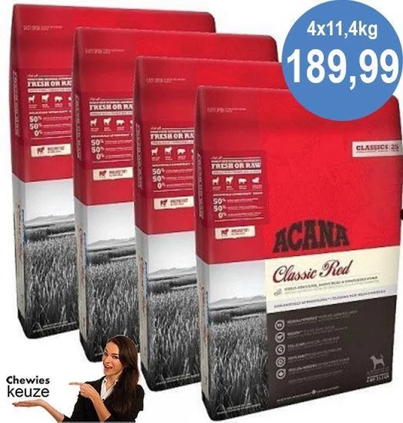 Classics Classic Red hondenvoer 4 x 11,4 kg by Acana – product photo