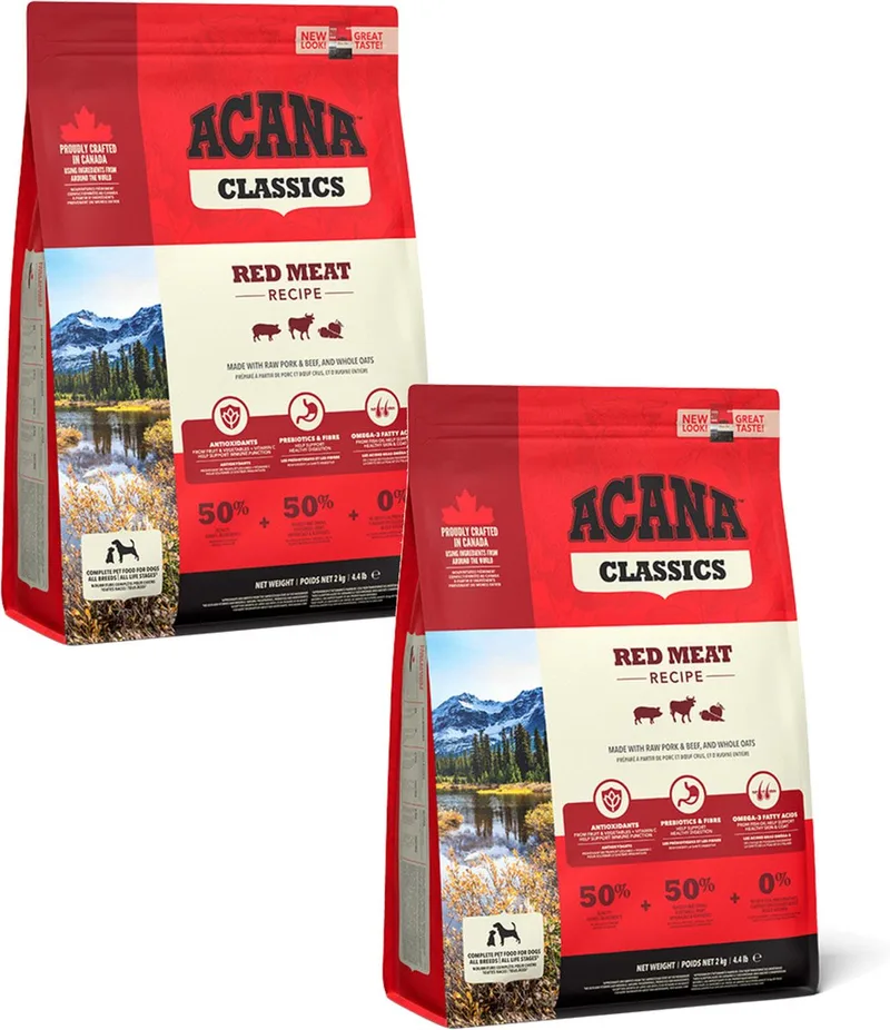 Classics Classic Red - Lam&Rund - Hondenvoer - 2 x 2 kg de Acana – photo produit
