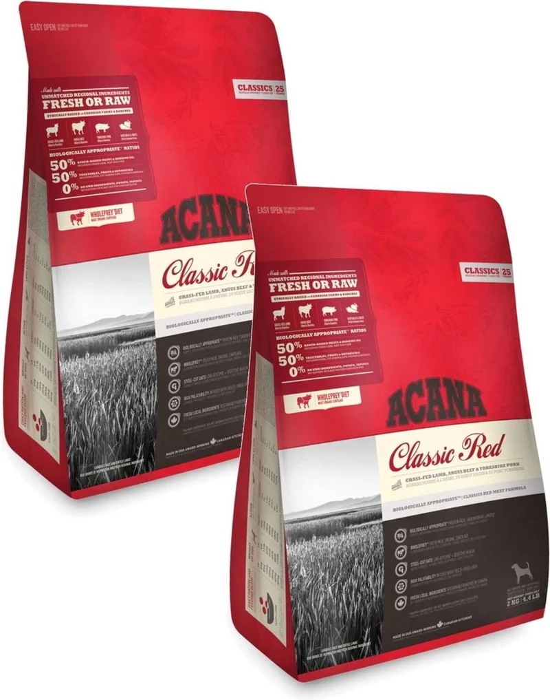 Classics Wild Coast Haring&Bot - Hondenvoer - 2 x 2 kg von Acana – Produktfoto