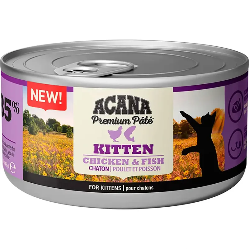 Feline Premium Pate Kitten Natvoer Voor Katten 24x85g fra Acana – produktbillede