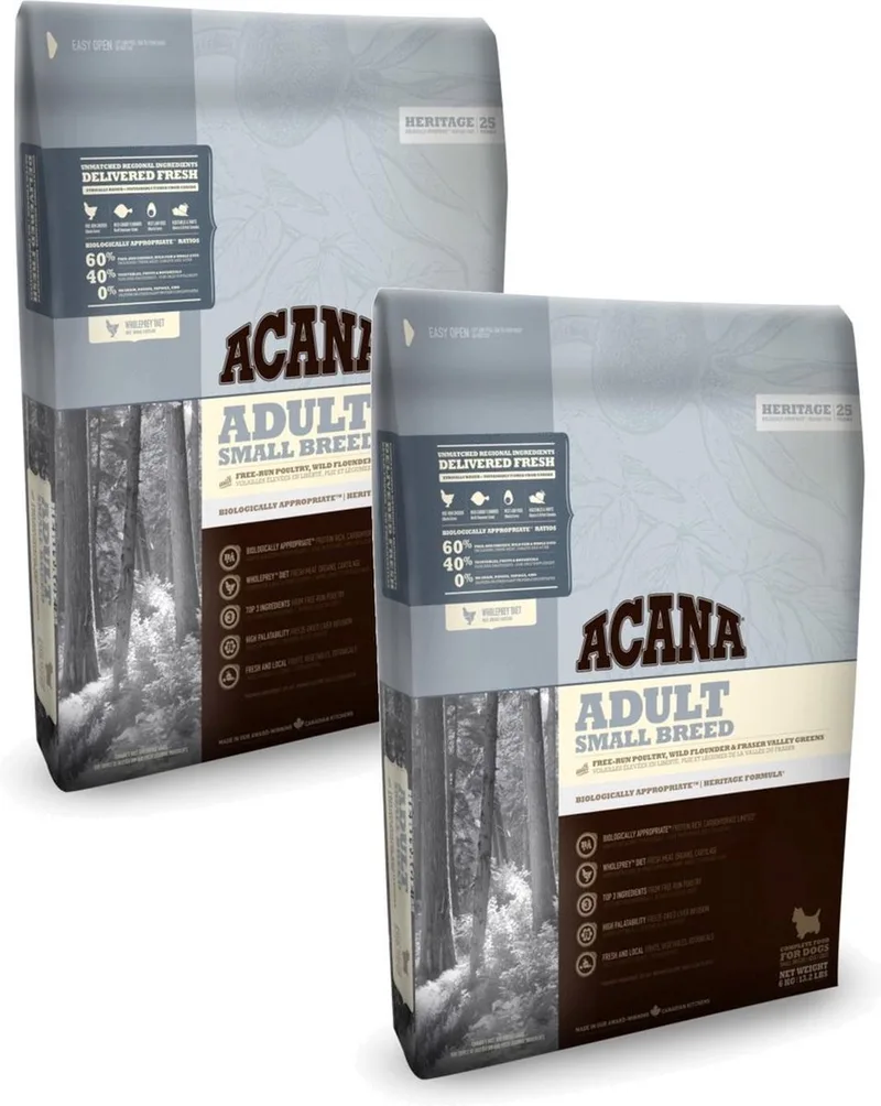 Heritage Adult Small Breed - Hondenvoer - 2 x Kip Kalkoen 2 kg by Acana – product photo
