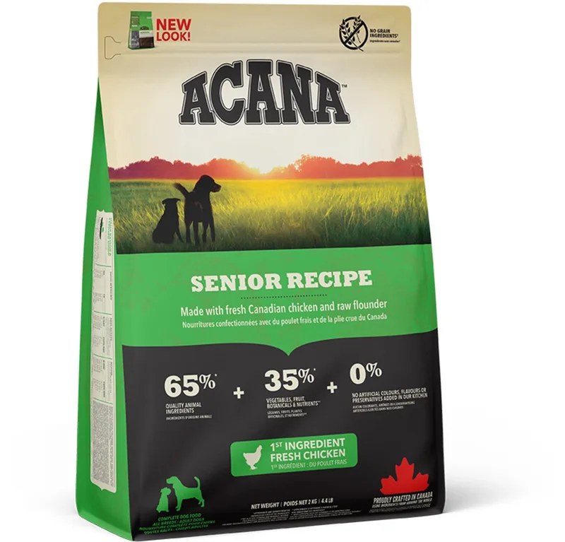 Heritage Senior Dog Kip&Kalkoen - Hondenvoer - 2 kg de Acana – photo produit 1 sur 2