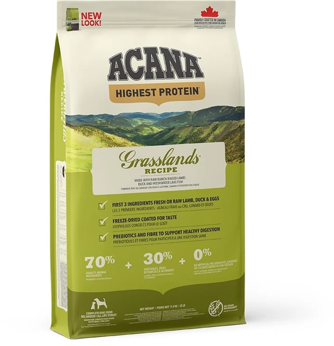 High Proteïne Grasslands Hond 6kg von Acana – Produktfoto