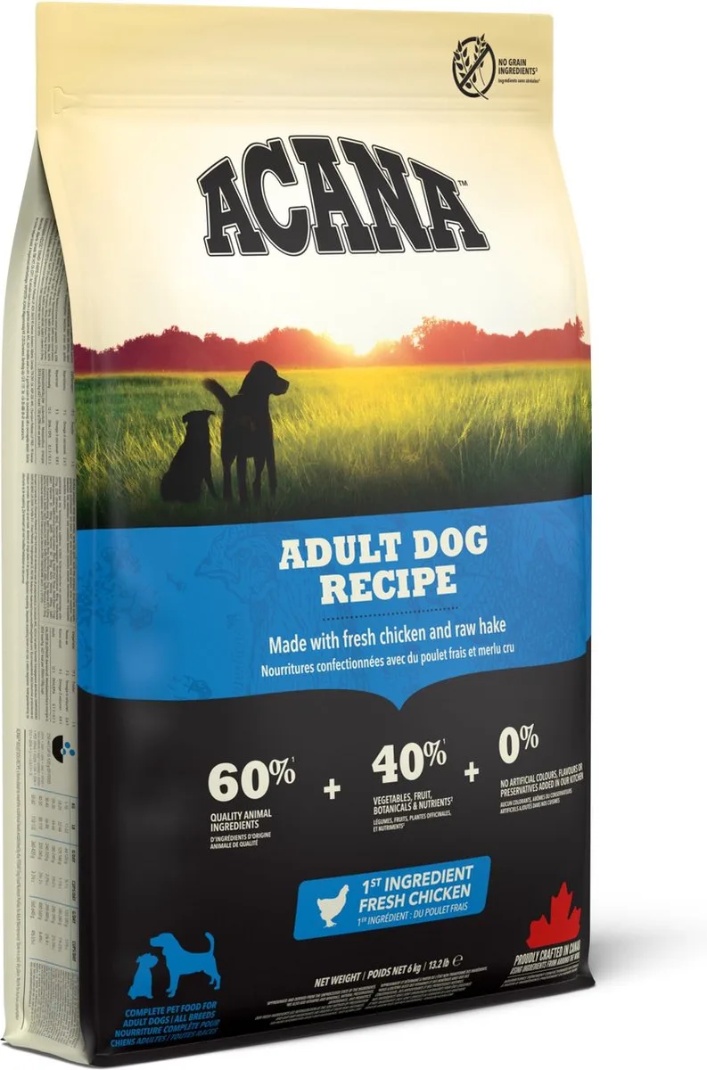 Hondenvoer Acana - Adult met Kip - 6 kg, Rijk aan Dierlijke Ingrediënten van Acana – productfoto
