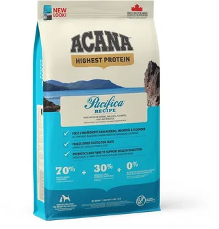 Hondenvoer ACANA - Highest Protein Pacifica - Granenvrij, 11.4kg, Eiwitrijk von Acana – Produktfoto 1 von 2