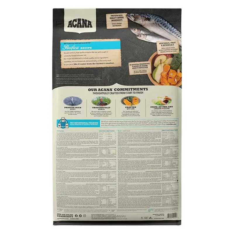 Hondenvoer ACANA - Highest Protein Pacifica - Granenvrij, 11.4kg, Eiwitrijk von Acana – Produktfoto 2 von 2