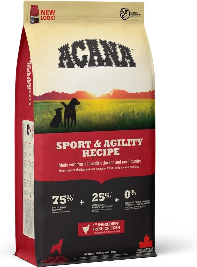 Hondenvoer Acana Sport Agility - Graanvrij, Rijk aan Kip - 17kg Premium Voeding by Acana – product photo