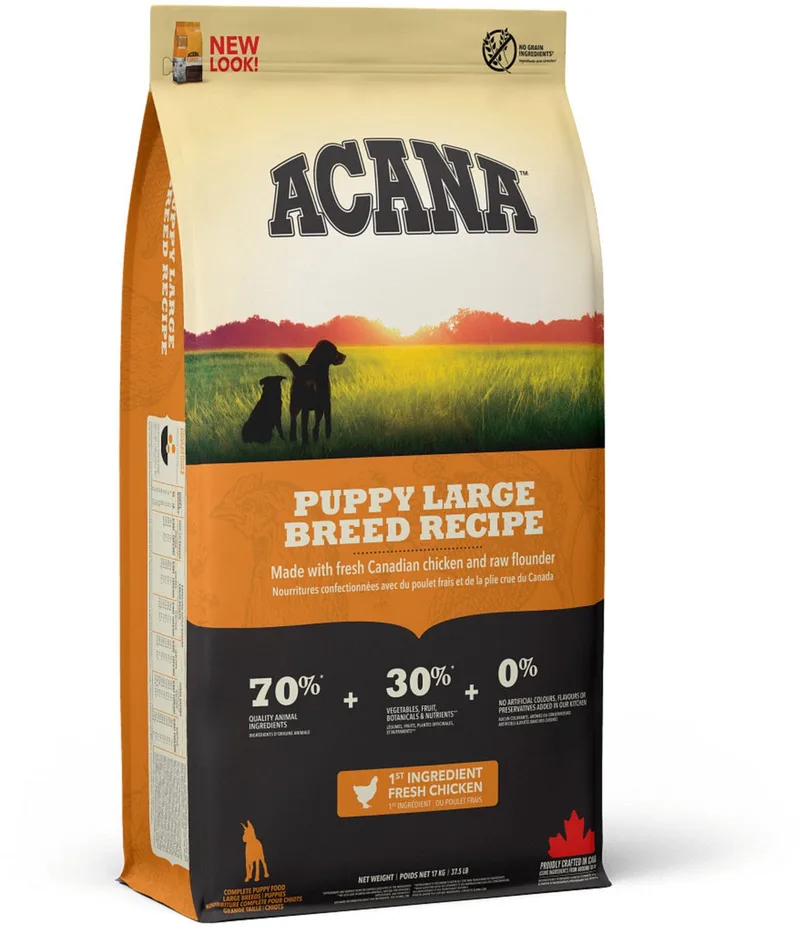 Hondenvoer Puppy Large Breed - Kip - 17kg, Volledig Diervoeder voor Grote Rassen by Acana – product photo 1 of 2