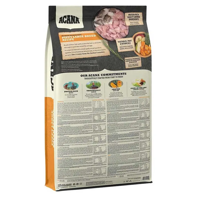 Hondenvoer Puppy Large Breed - Kip - 17kg, Volledig Diervoeder voor Grote Rassen by Acana – product photo 2 of 2