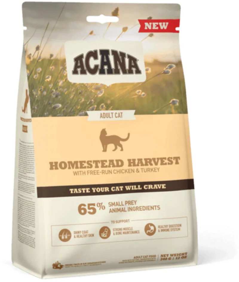 Kattenvoer - Homestead - Harvest - 3 x 340g de Acana – photo produit