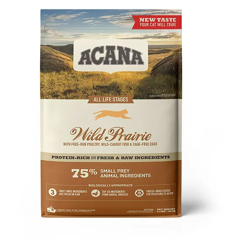 Nourriture Pour Chats Adultes De La Prairie Sauvage 4.5kg de Acana – photo produit