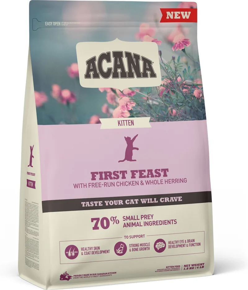 Kitten First Feast Kip&Haring - Kattenvoer - 1.8 kg von Acana – Produktfoto
