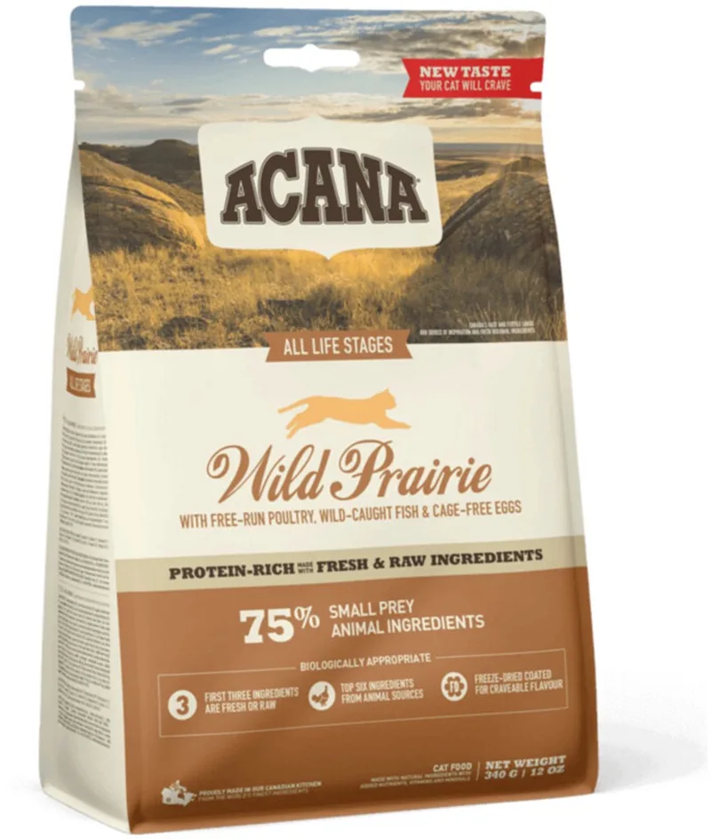 Proteine - Kattenvoer - Wild Prairie - 3 x 340g de Acana – photo produit