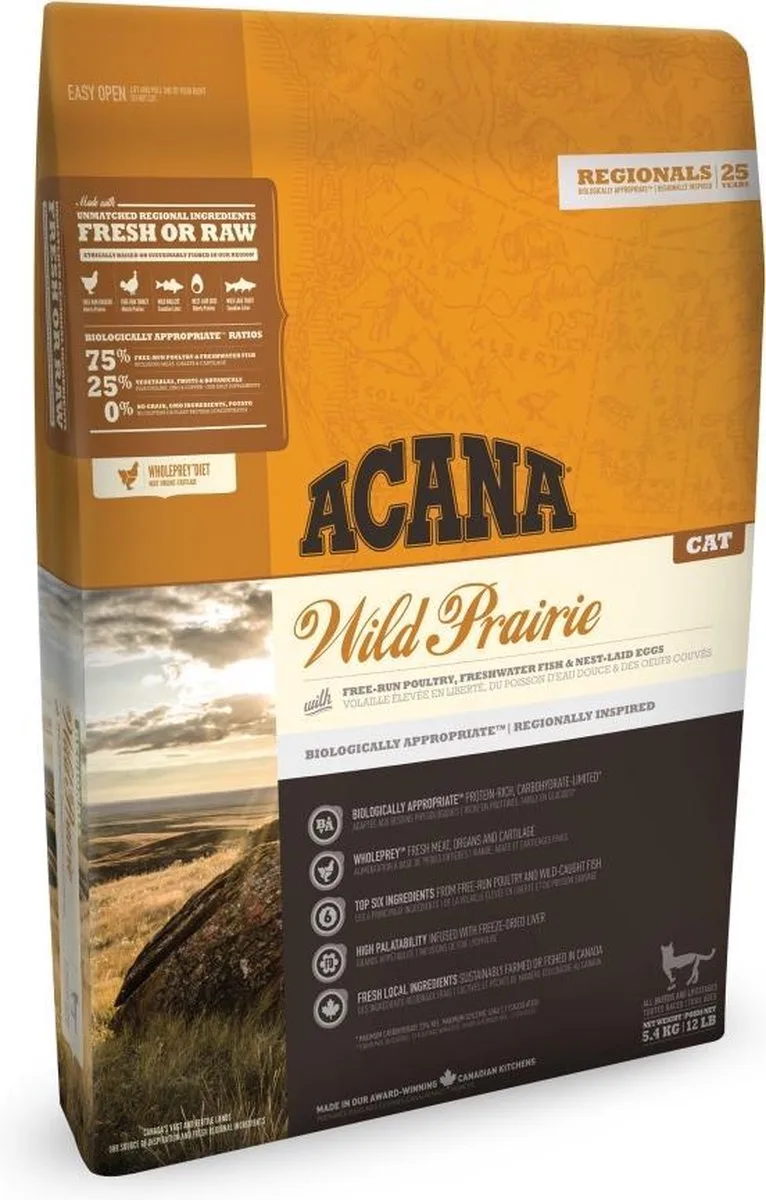 Regionals Wild Prairie Cat 340g Kattenvoer von Acana – Produktfoto