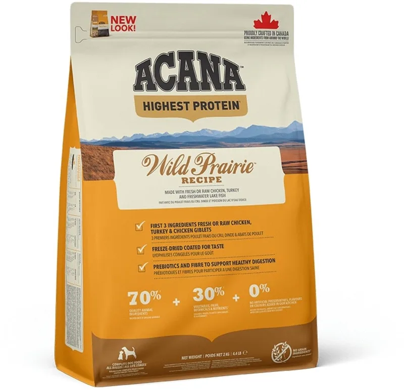 Regionals Wild Prairie Dog Kip&Vis&Ei - Hondenvoer - 2 kg de Acana – photo produit