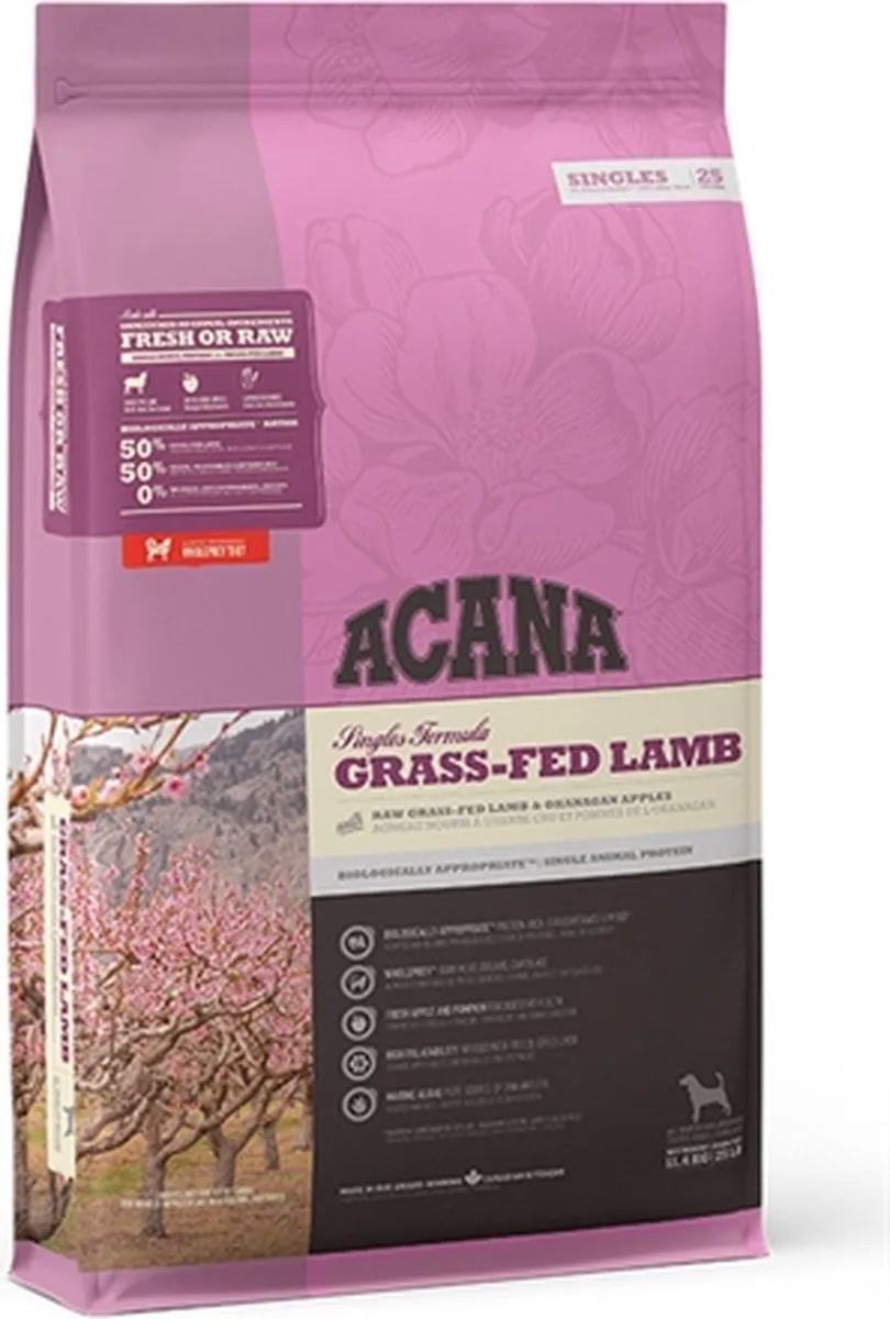 SINGLES GRASS-FED LAMB 11,4KG van Acana – productfoto