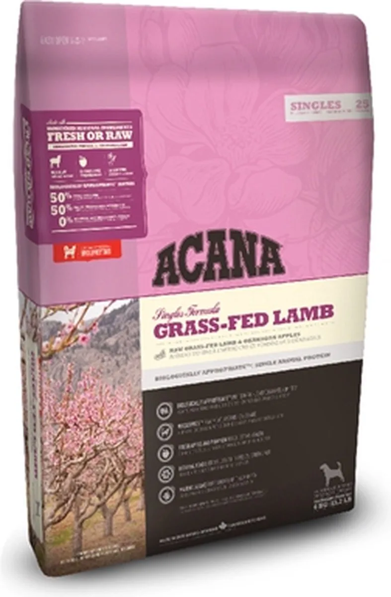 SINGLES GRASS-FED LAMB 17KG van Acana – productfoto