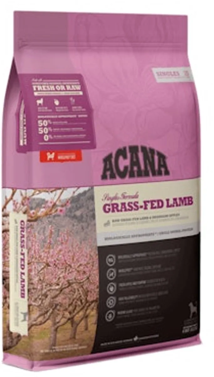Singles Grass-fed Lamb & Okanagan Apple Dog - 2 x 11,4 kg van Acana – productfoto