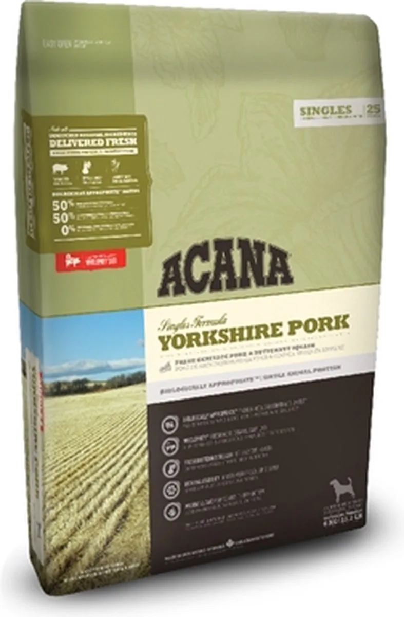SINGLES YORKSHIRE PORK 2KG van Acana – productfoto