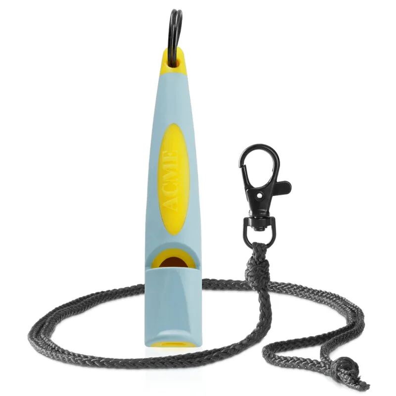 ALPHA Hundepfeife No. 210.5 mit Pfeifenband blau/ gelb by Acme in Blue, Yellow, Regular – product photo
