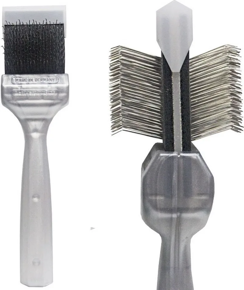 Hondenborstel - Coat Grabber - Professionele Borstel voor Langharige Honden - Groot fra Activet i Sølv – produktbillede