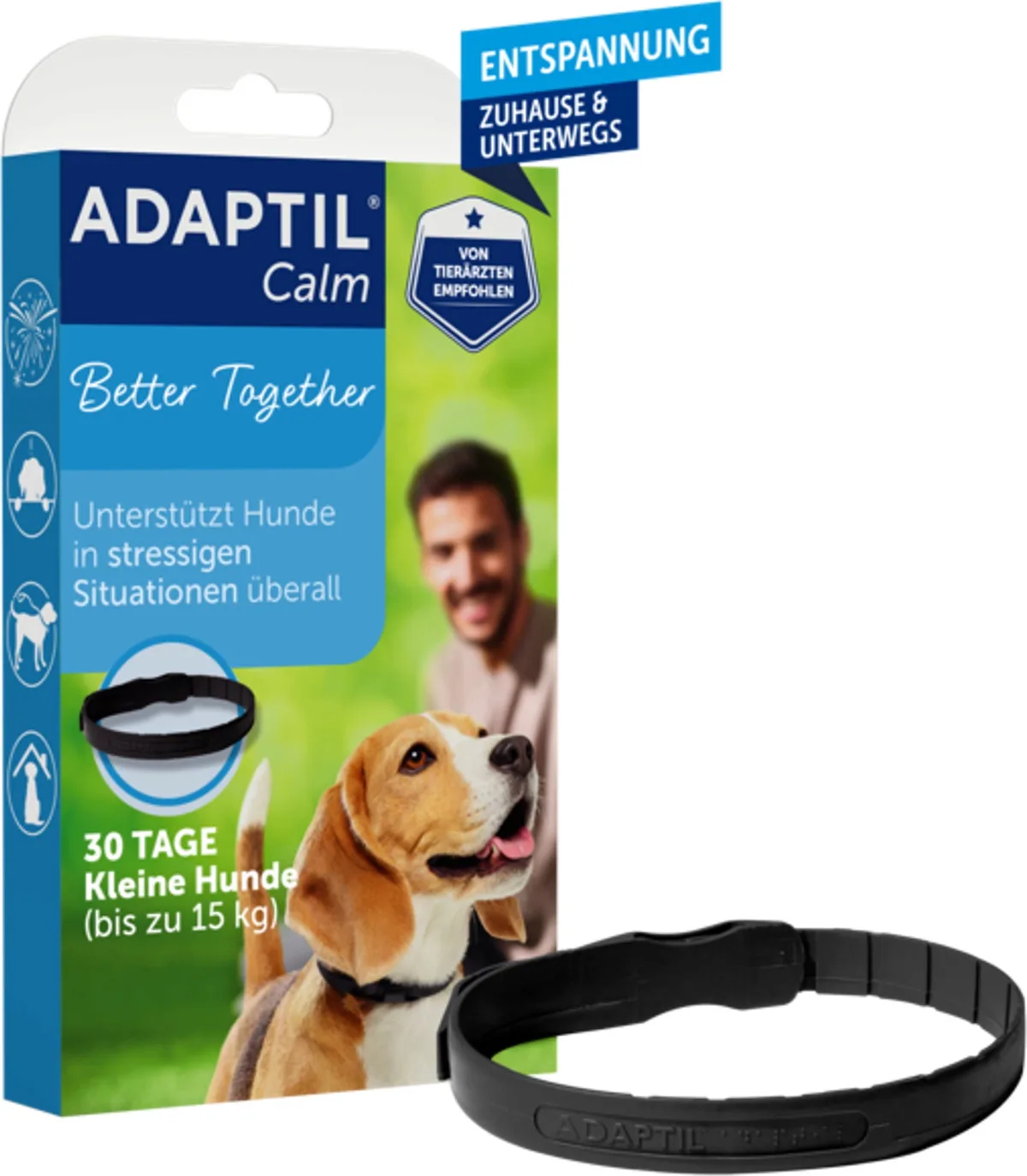 Calm Halsband kleine Hunde - 1 Stk von Adaptil – Produktfoto