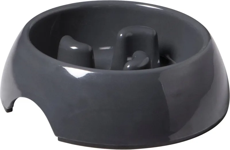 Anti-Schrok Voerbak S 200ml - Hondenvoerbak - Ø14 cm Small by Adori in Grey – product photo