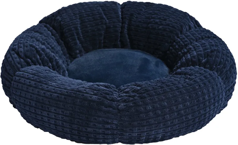 Donut Flory - Kattenmand - Ø50x18 cm by Adori in Dark Navy – product photo