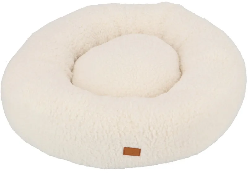 Donut Hazel - Kattenmand - Ø60x25 cm Warm by Adori in White – product photo