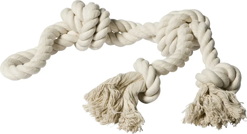 Flostouw - Hondenspeelgoed - 60 cm de Adori en Blanc – photo produit