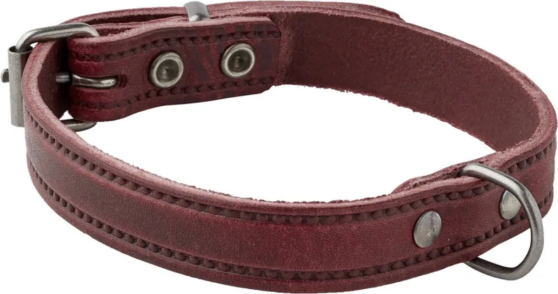 Halsband Italy Met Print Old Silver - Hondenhalsband - 40x1.6 cm by Adori in Purple – product photo
