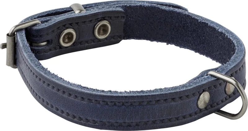Halsband Italy Met Print Old Silver - Hondenhalsband - 45x1.8 cm de Adori en Bleu – photo produit