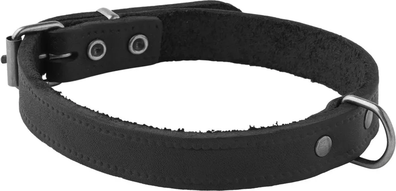 Halsband Vetleder Met Print - Hondenhalsband - 40x1.6 cm by Adori in Black – product photo