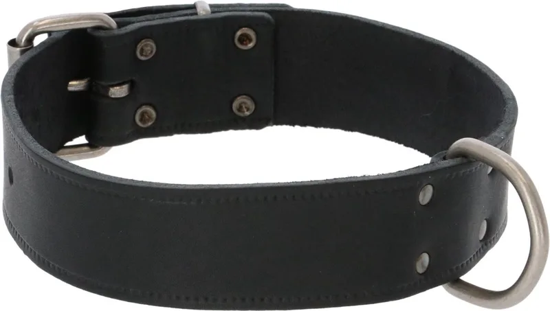 Halsband Vetleder Met Print - Hondenhalsband - 60x4 cm de Adori en Noir – photo produit