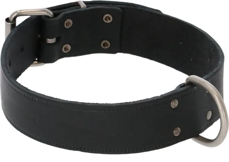 Halsband Vetleder Met Print - Hondenhalsband - 65x4 cm by Adori in Black – product photo
