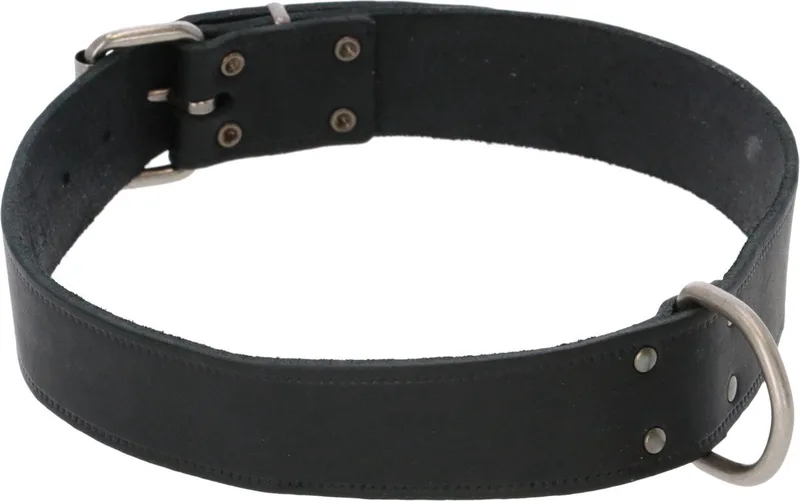 Halsband Vetleder Met Print - Hondenhalsband - 80x4 cm von Adori in Schwarz – Produktfoto