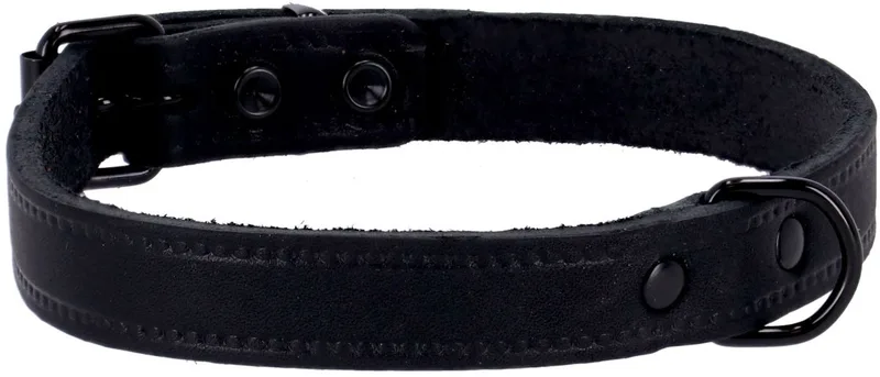 Halsband Vetleder Met Print Zwart - Halsband - 55x2.5 cm by Adori – product photo